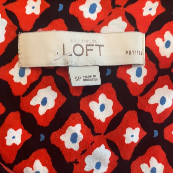 Ann Taylor LOFT Petites Floral Dress Size Small - Picture 5 of 7
